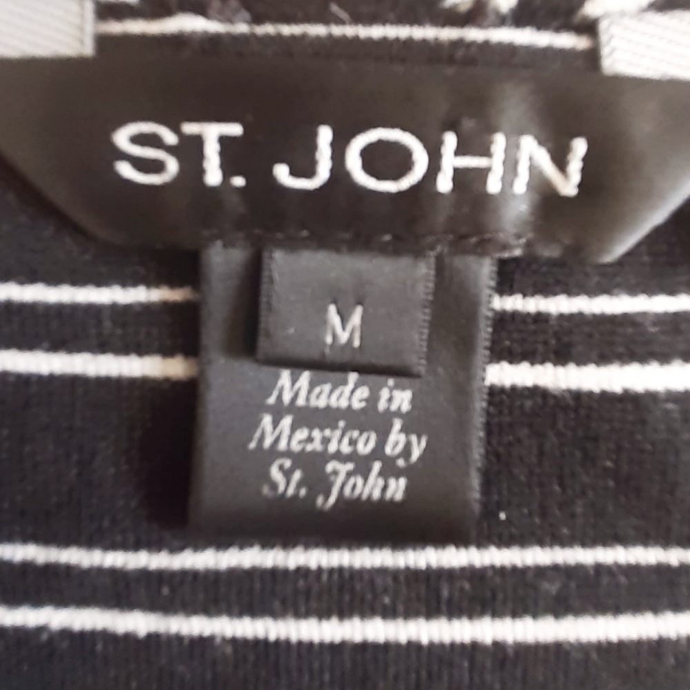 St John Square Neck Striped Top - Picture 7 of 11